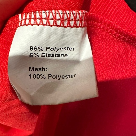 Skater black & red dress mesh detail size 12 used chemistry ladies party - Picture 7 of 14